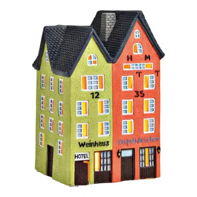 Lichthaus "1235 Weinhaus Stapelhäuschen" Köln aus Porzellan