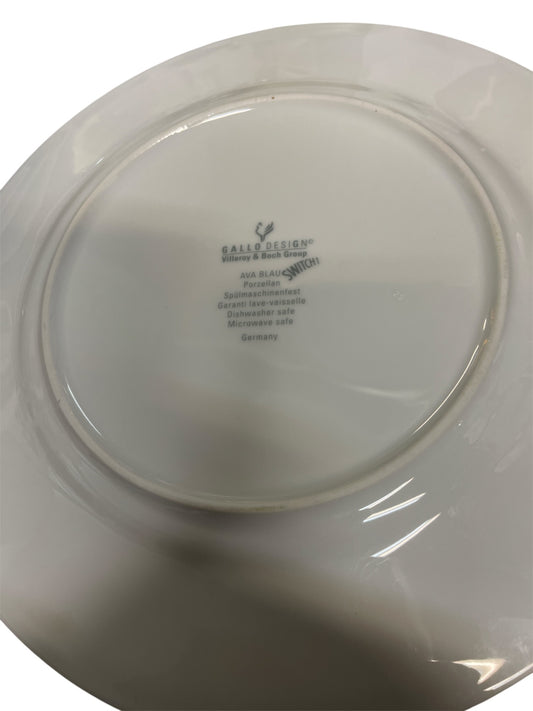 ReduziertVilleroy & Boch SWITCH 1 AVA BLAU Teller mit großem Rand 32 cm