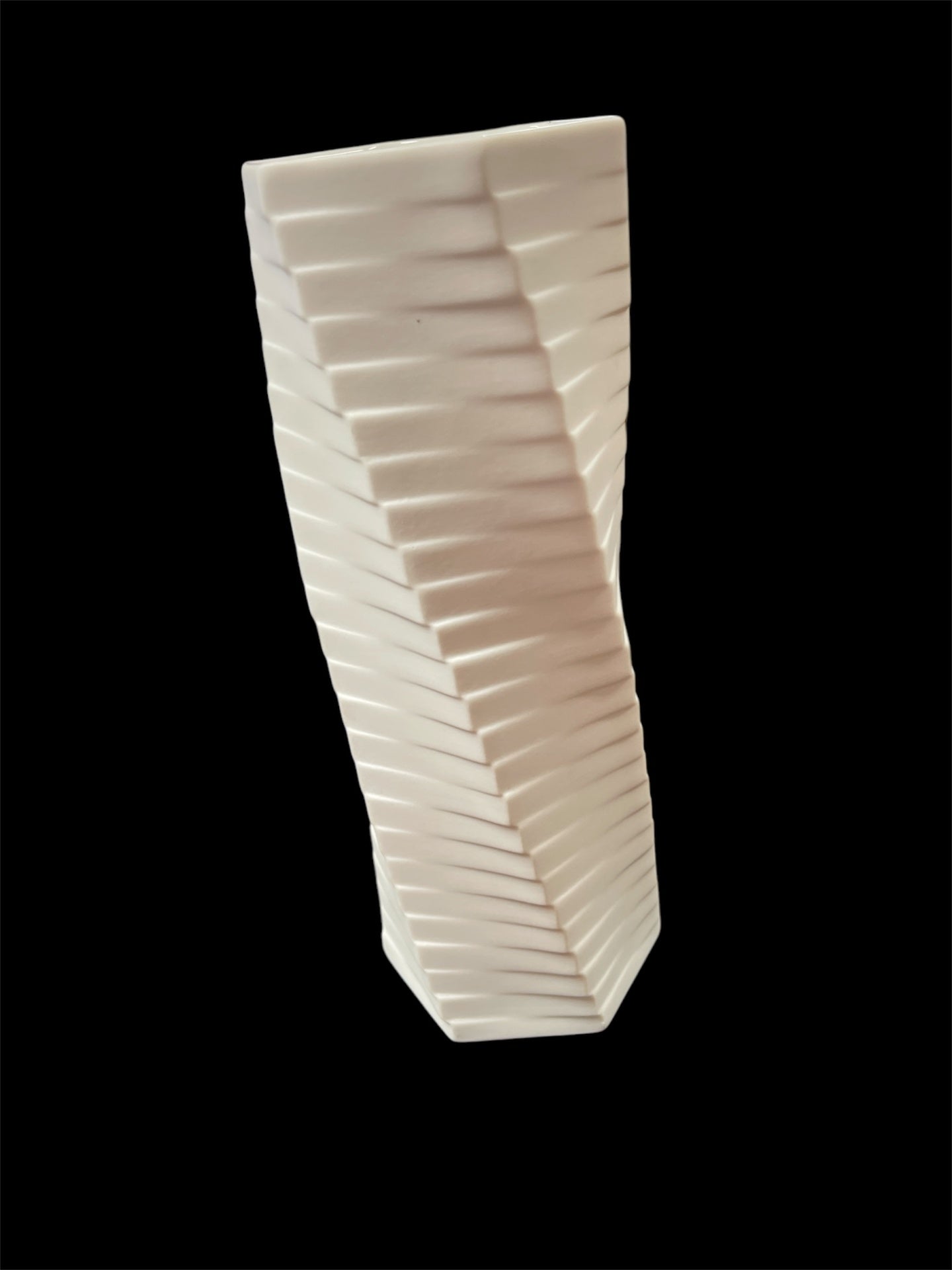 Vase Rosenthal "Kaskade" Design W.Uhl/weißes Biskuitporzellan