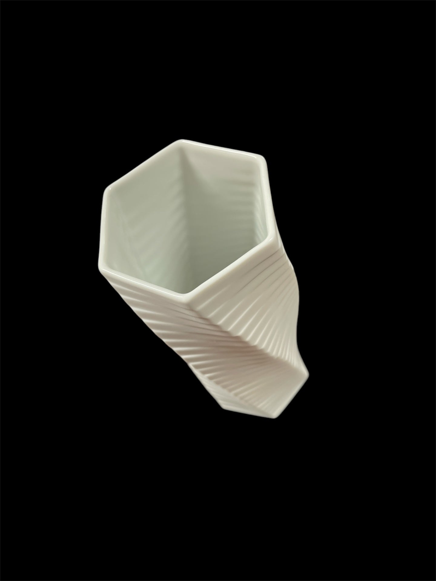 Vase Rosenthal "Kaskade" Design W.Uhl/weißes Biskuitporzellan