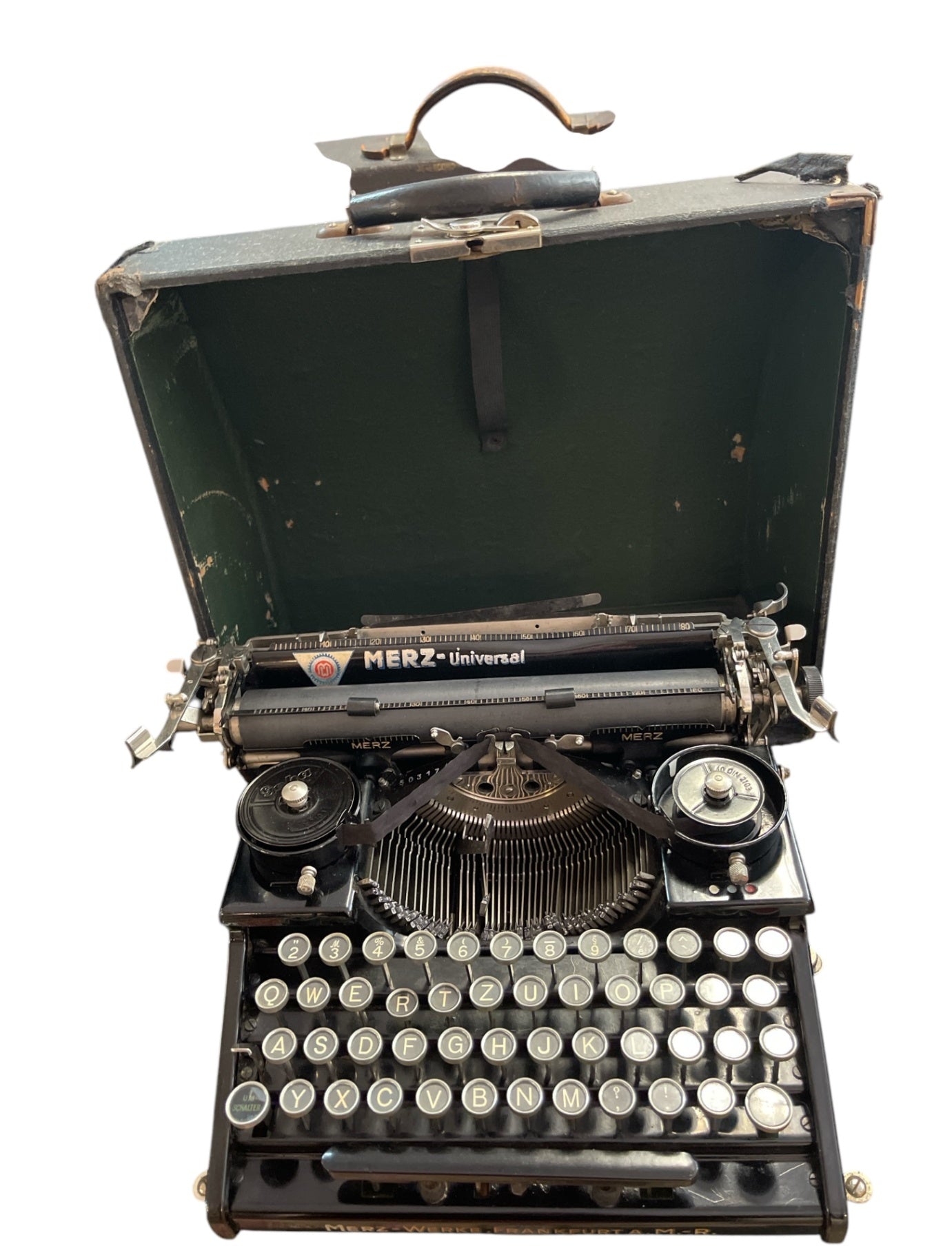 Antike Schreibmaschine Merz Universal – Deko oder für Bastler (1930er)