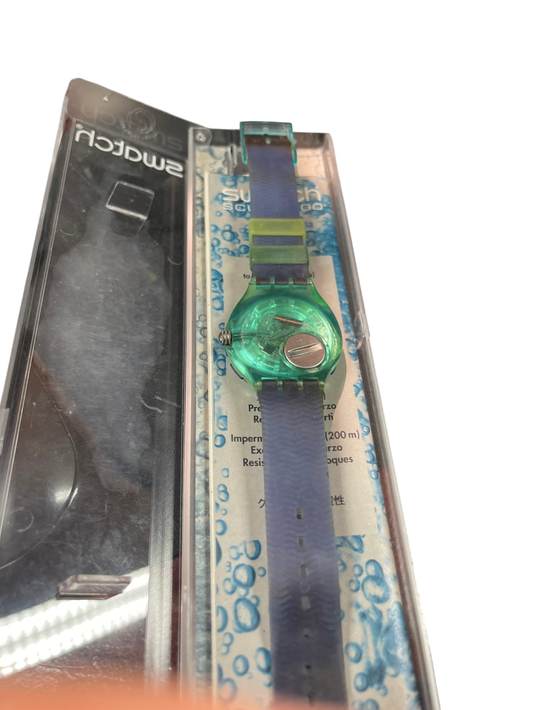 Swatch Scuba 200 SDN100 "Nemo" 1994 – mit Box – Vintage – getragen – Swiss Made
