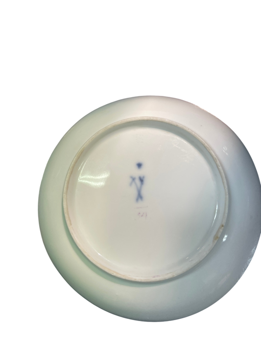 Original Meissener Schale – Handbemalt – Blumen-Dekor – 2. Wahl