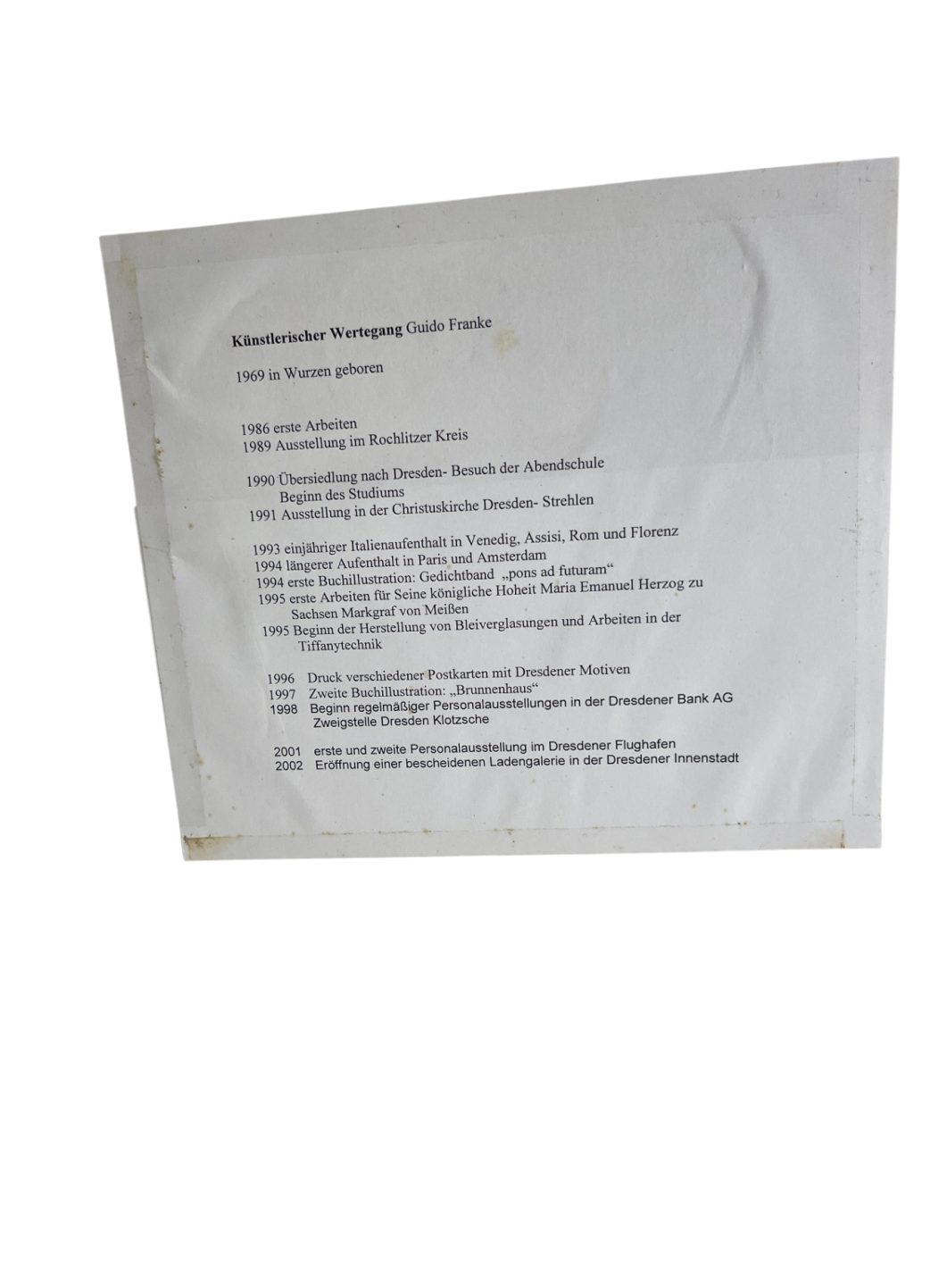 Bild: Original-Holzschnitt von Guido Franke – signiert – 1994 – 27/75 – Aktgrafik – 36 × 26 cm Künstlergrafik von Guido Franke (geb. 1969), s.