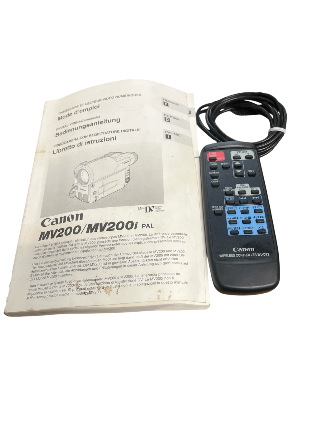 📹 Canon MV200 PAL Digital Video Camcorder (MiniDV)