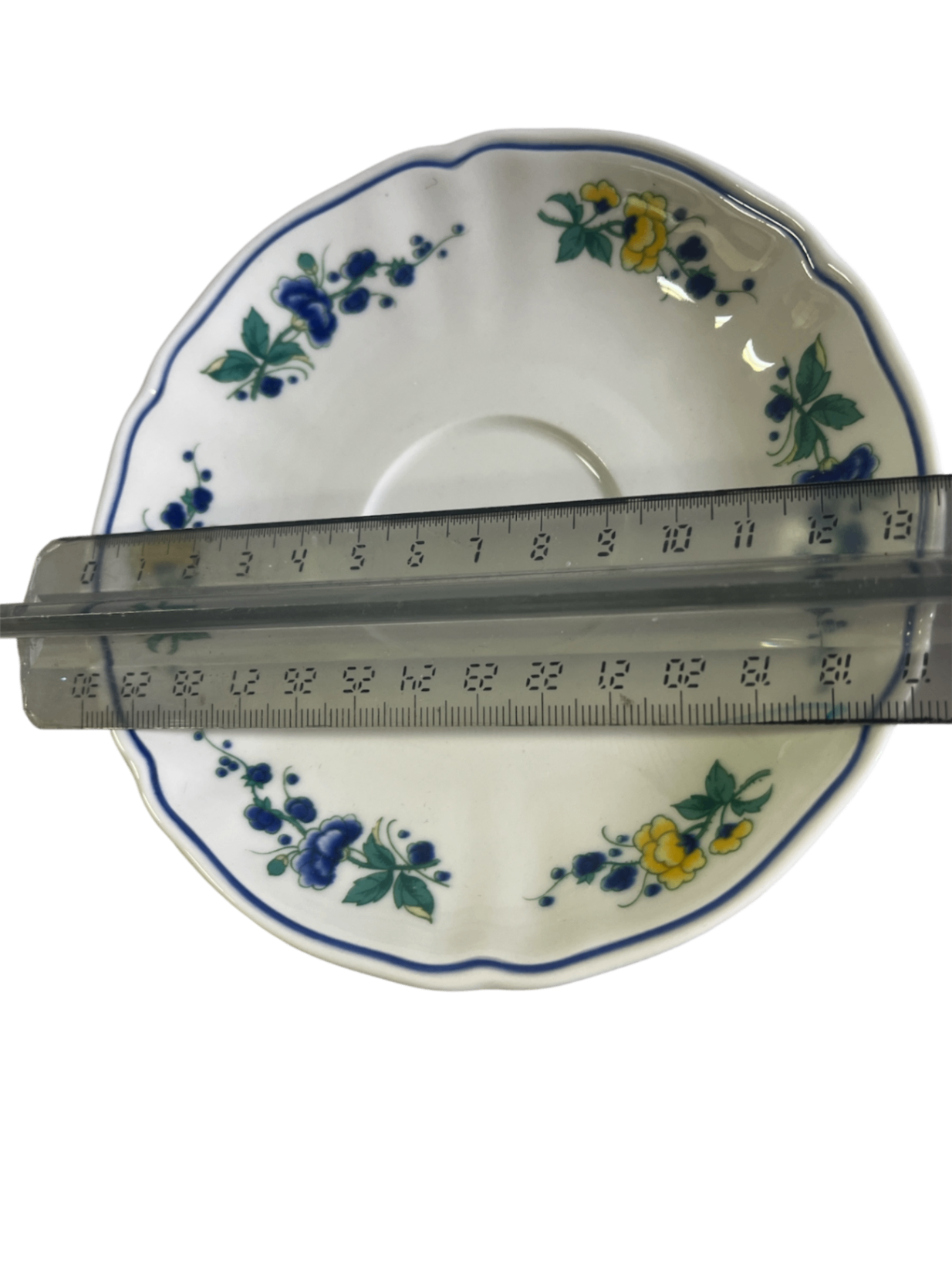 Villeroy & Boch – Phoenix Blau Kaffeetasse mit Untertasse – W. Germany