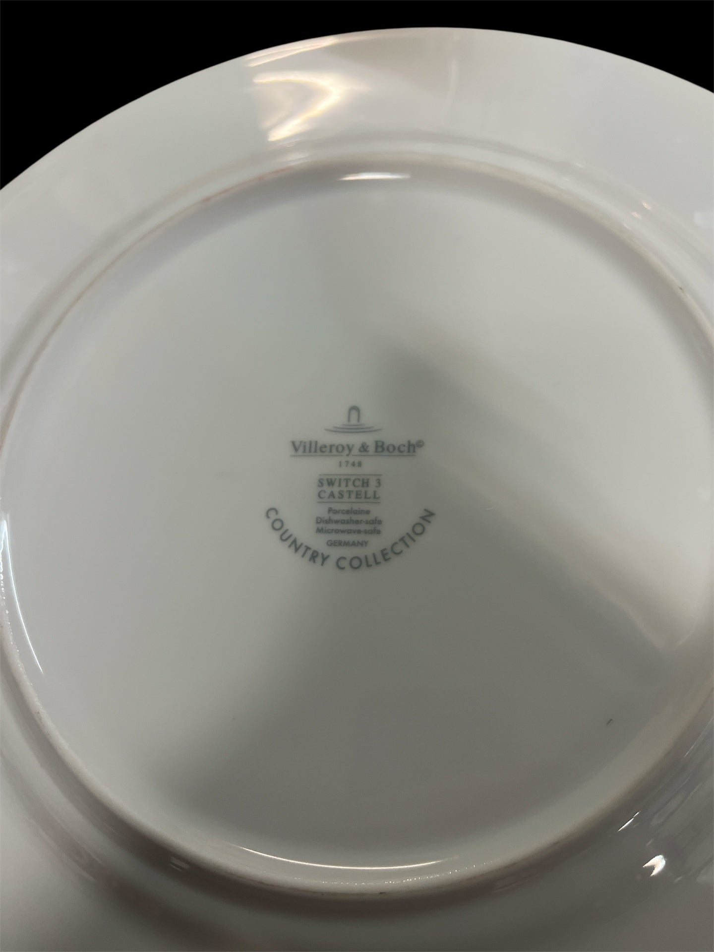 Switch 3 Castell / Villeroy & Boch / großer Teller Ø 32 cm