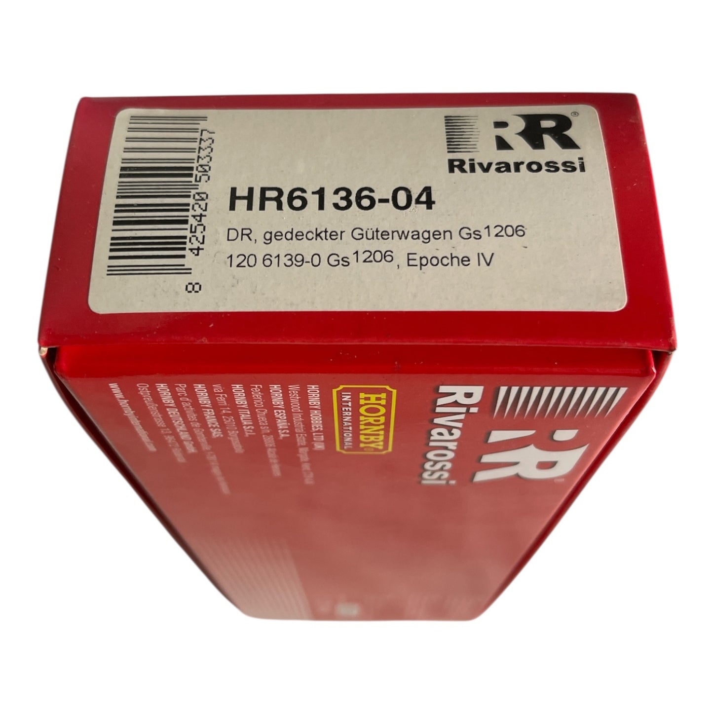 Rivarossi HR6136-04 gedeckter Güterwagen Gs1206 DR Ep. IV – H0 – OVP
