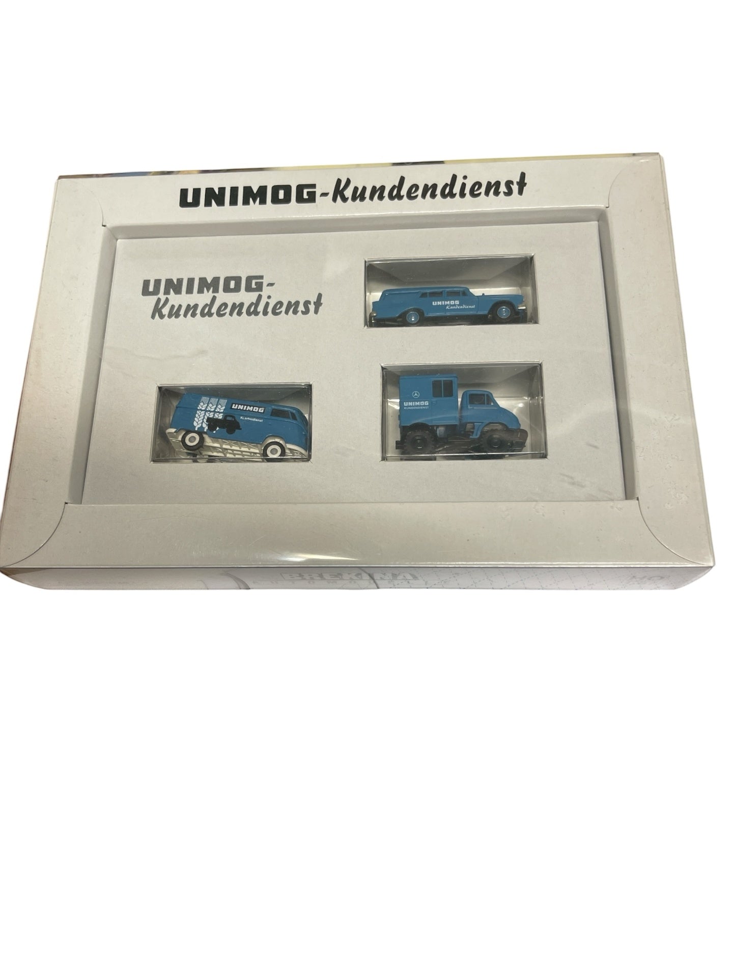 Modellautos Brekina Unimog Kundendienst 1:87 OVP