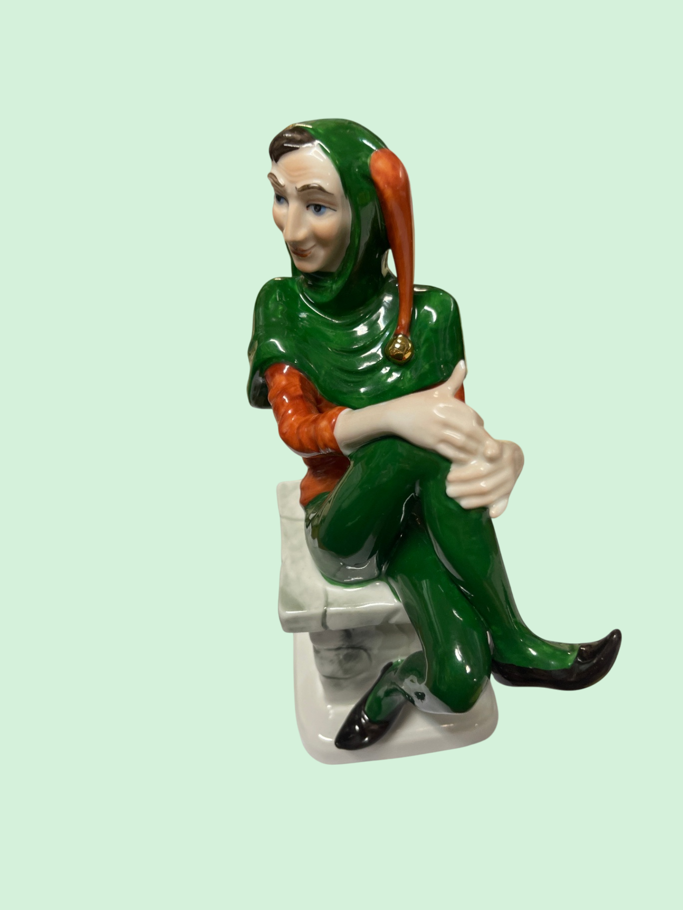 Porzellanfigur Till Eulenspiegel – Gräfenthal – Handbemalt – Modellnr. 13162