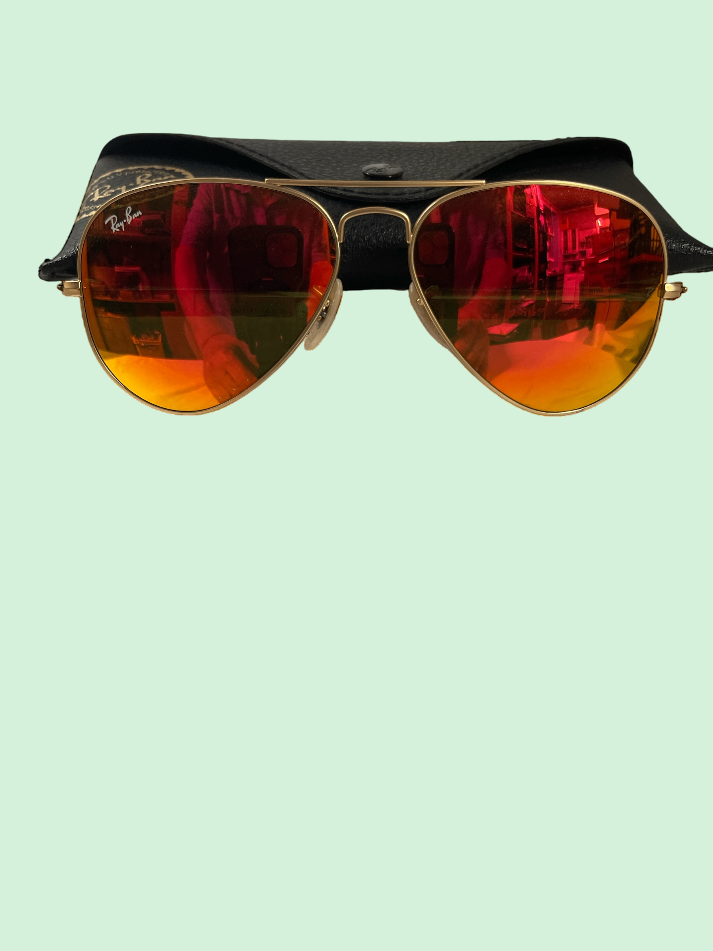 Sonnenbrille Ray-Ban gold