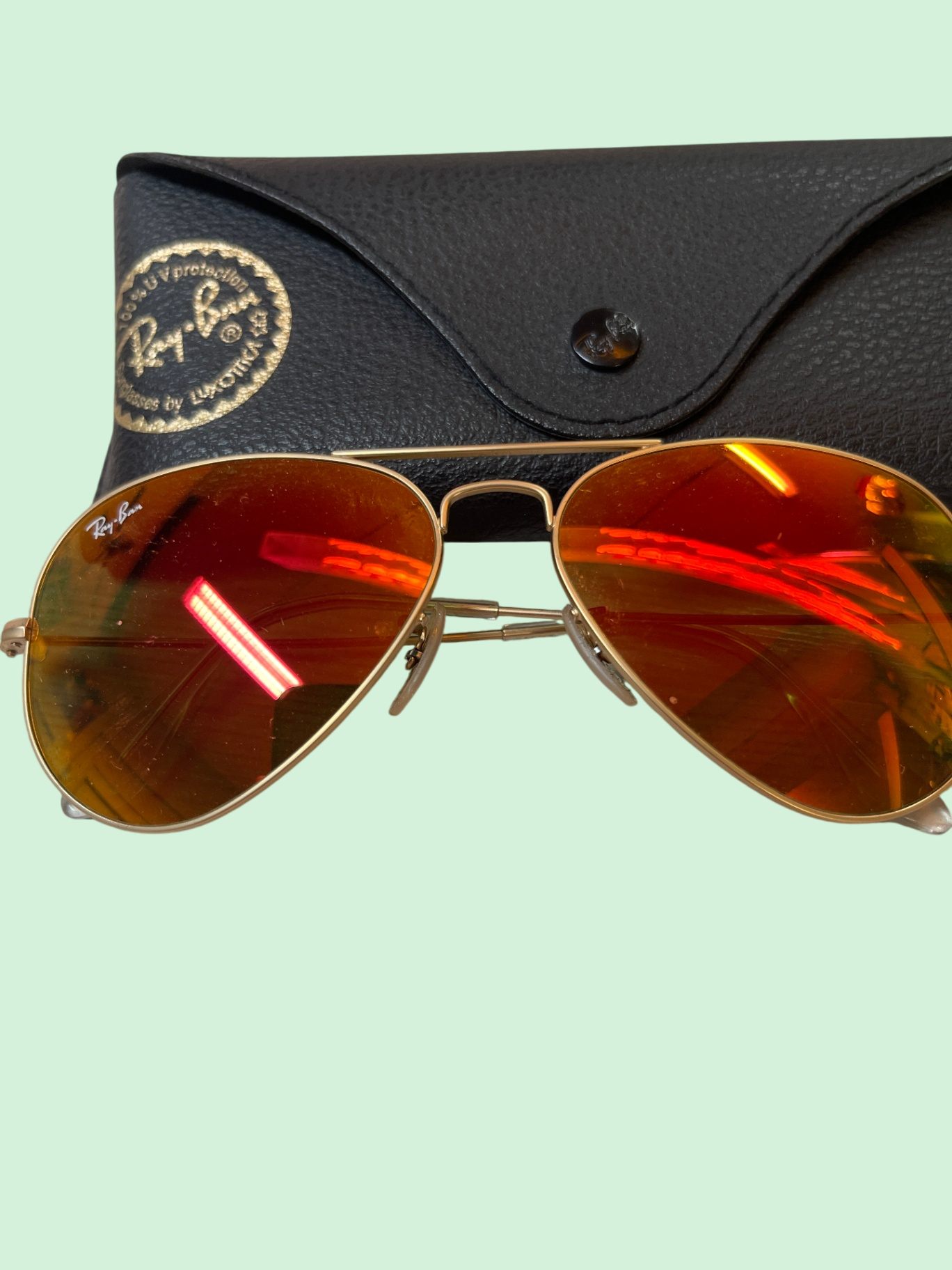 Sonnenbrille Ray-Ban gold