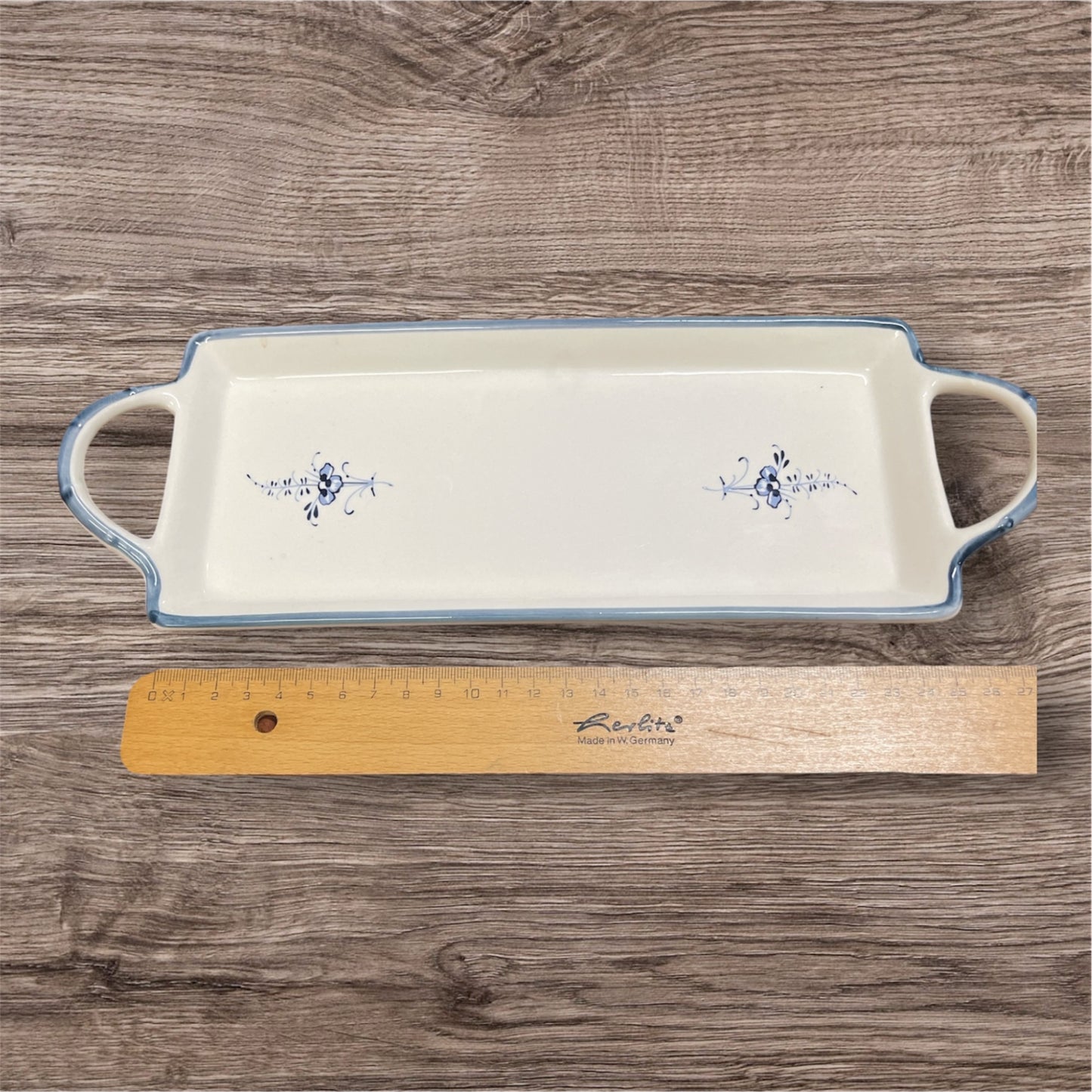 3 Dosen auf Platte /Marmelade Alt Luxemburg/Vieux Luxembourg Villeroy & Boch h 10x6x6 cm