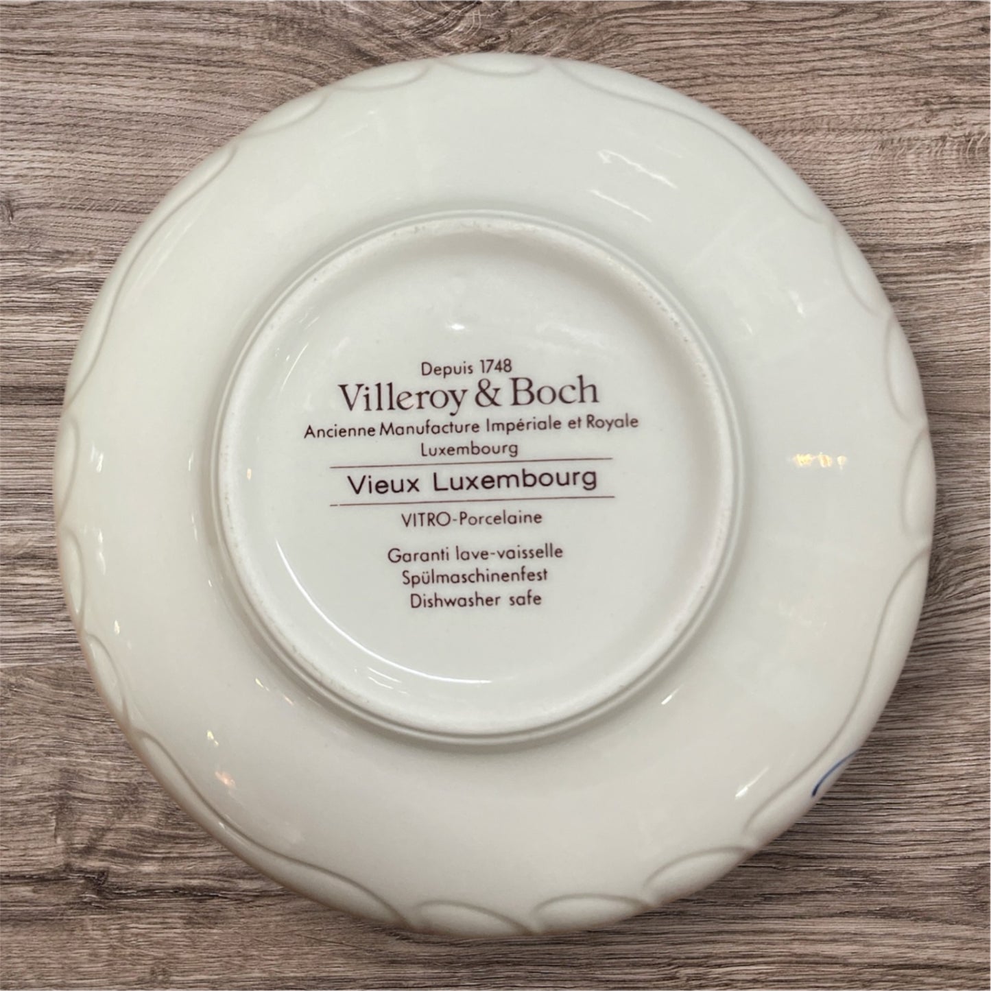 Schale Alt Luxemburg/Vieux Luxembourg Villeroy & Boch 12,5 cm x 5 cm