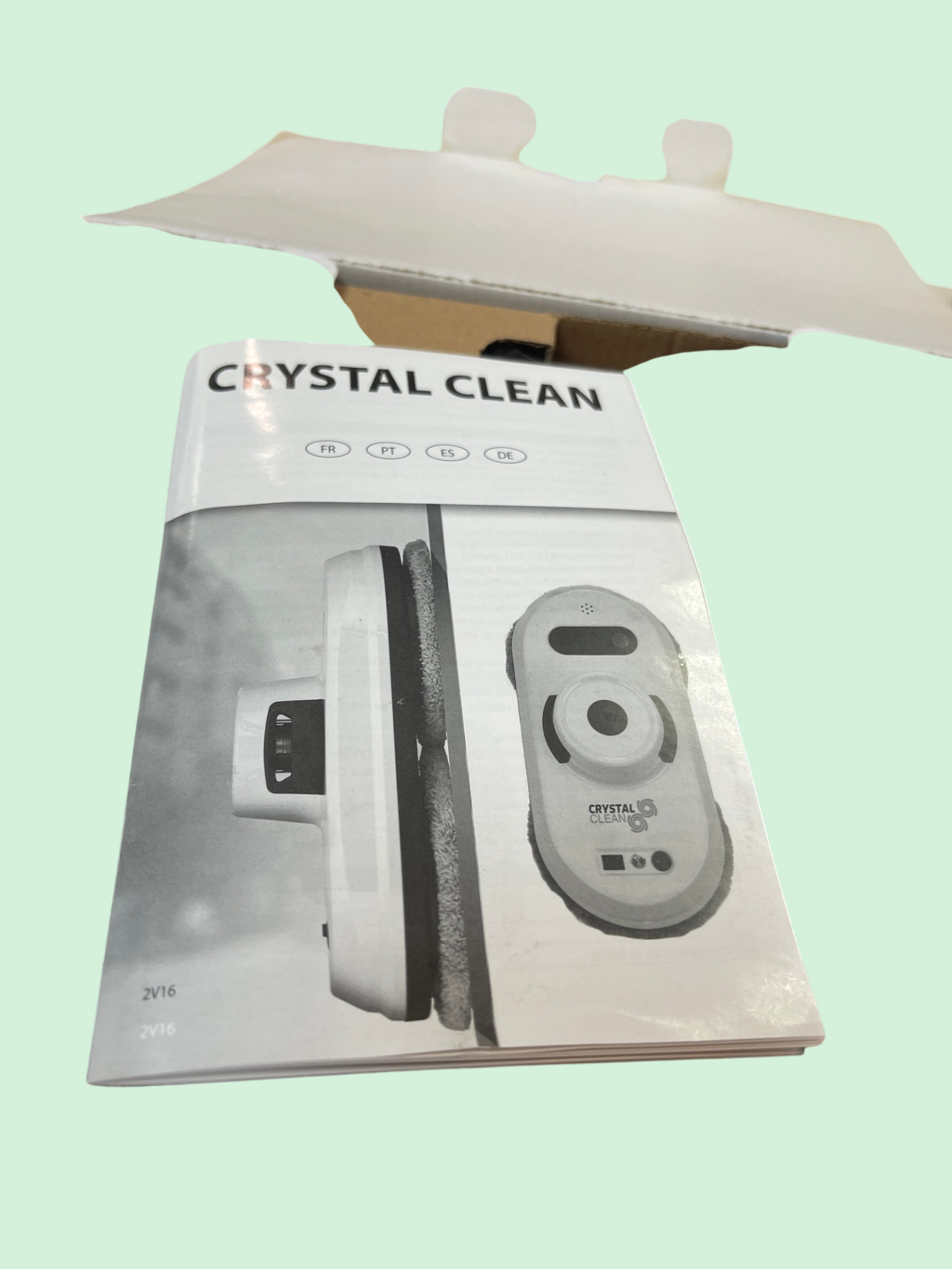 Crystal Clean Fensterputzroboter | Elektrischer Fensterreiniger | unbenutzt in OVP