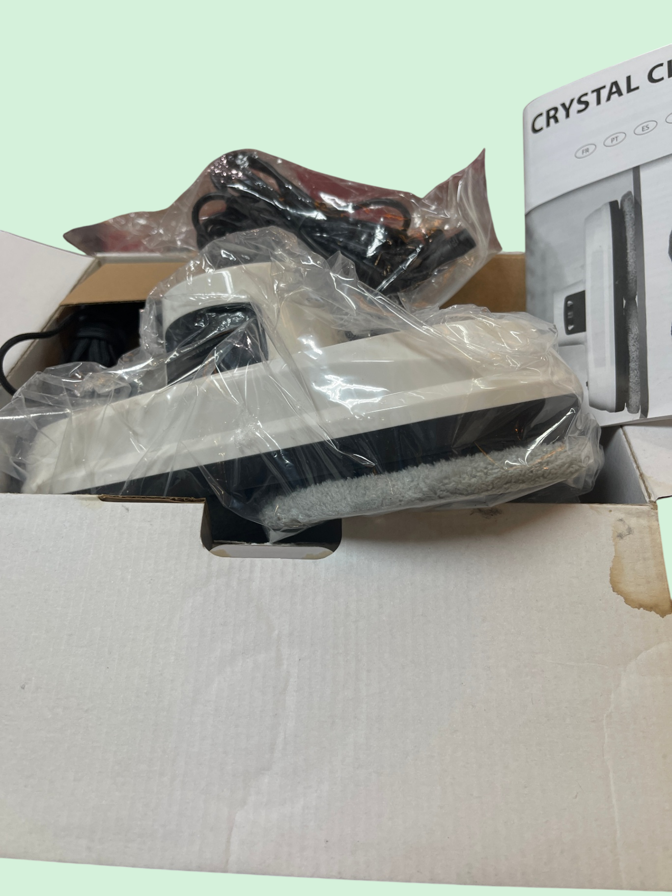 Crystal Clean Fensterputzroboter | Elektrischer Fensterreiniger | unbenutzt in OVP