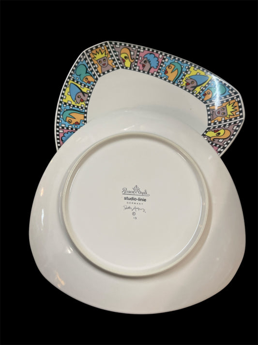 Teller Rosenthal studio-linie Serie: studio-linie – Flash One ca. 21 cm (dreieckige Form)