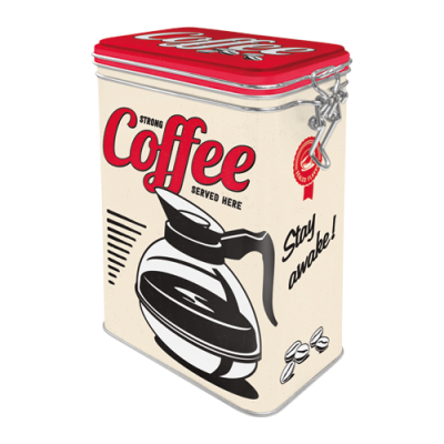 Blechdose Aromadose Strong Coffee Served Here(Neuware incl. 19% MwSt.) NostalgicArt