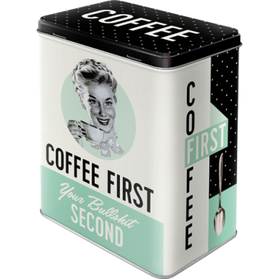 Blechdose L CoffeeFirst (Neuware incl. 19% MwSt.) NostalgicArt