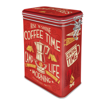 Blechdose Aromadose Camp Coffee Time (Neuware incl. 19% MwSt.) NostalgicArt