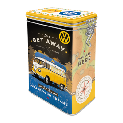 Blechdose Aromadose VW-Bulli Let`s Get Away (Neuware incl. 19% MwSt.) NostalgicArt