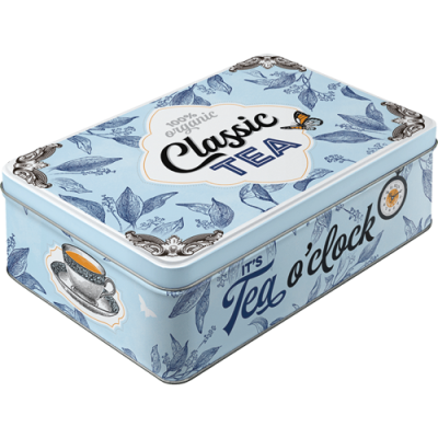 Blechdose Flach Classic Tea (Neuware incl. 19% MwSt.) NostalgicArt