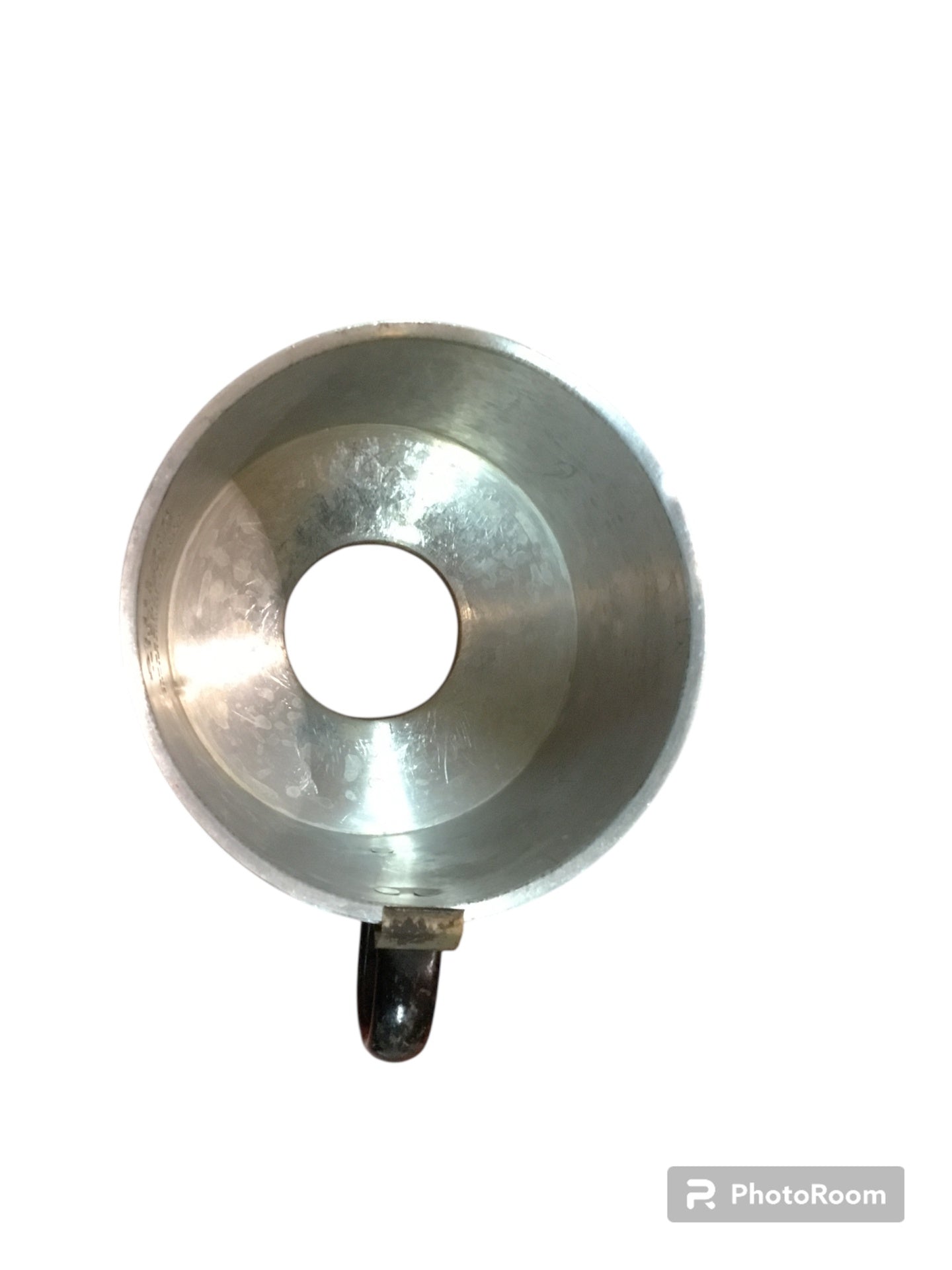 Melitta Schnellfilter Nr. 103 aus Metall mit Porzellaneinsatz und Griff
