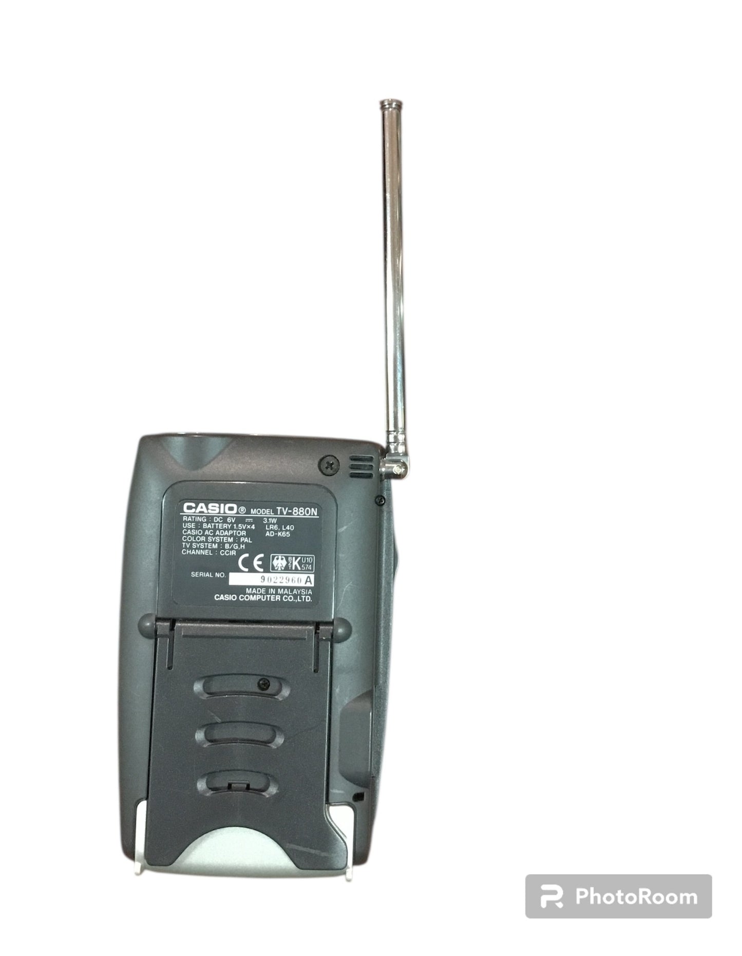 Casio LCD Television TV-880 tragbarer Mini-Fernseher mit Antenne