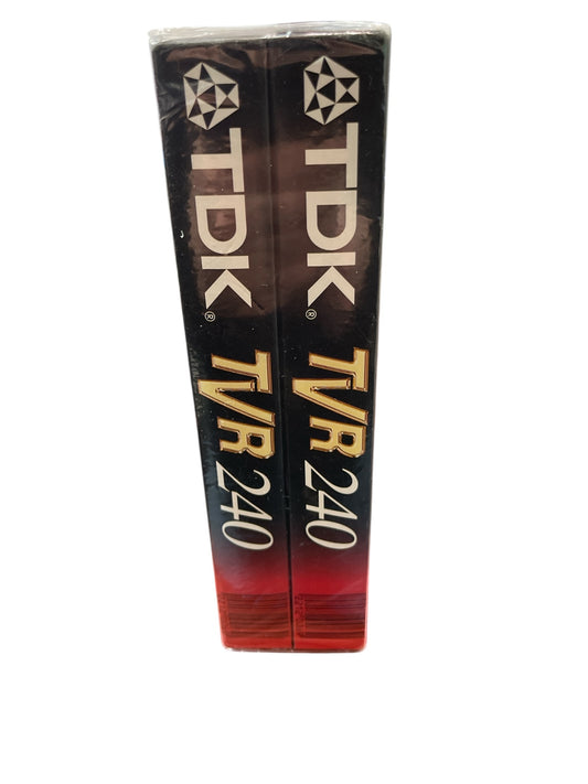 2 x TDK TVR VHS Videokastten 4 Stunden neu - noch eingeschweißt