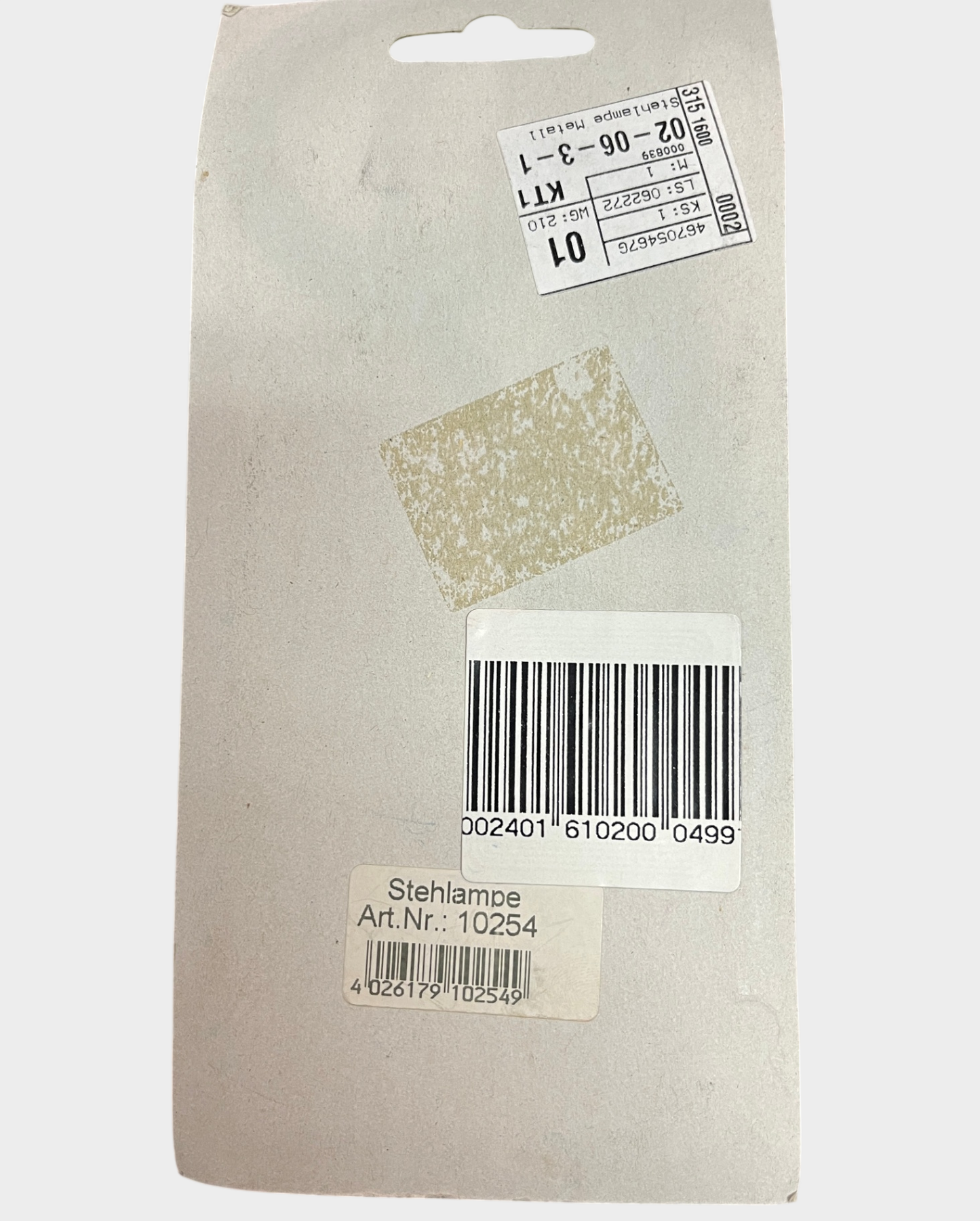 NEU Kahlert Stehlampe für Puppenstube elektrisch Zubehör im Blister