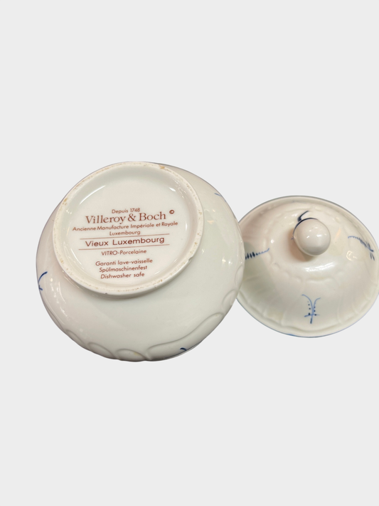 Villeroy & Boch Vieux Luxembourg Zuckerdose mit Deckel Porzellan