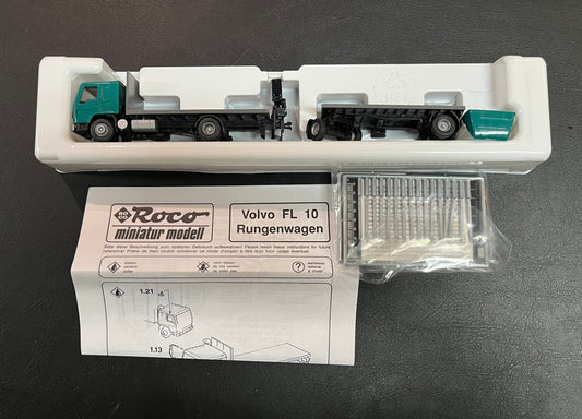 Roco 1597 Miniatur Modell Volvo LKW Holztransporter Neu OVP