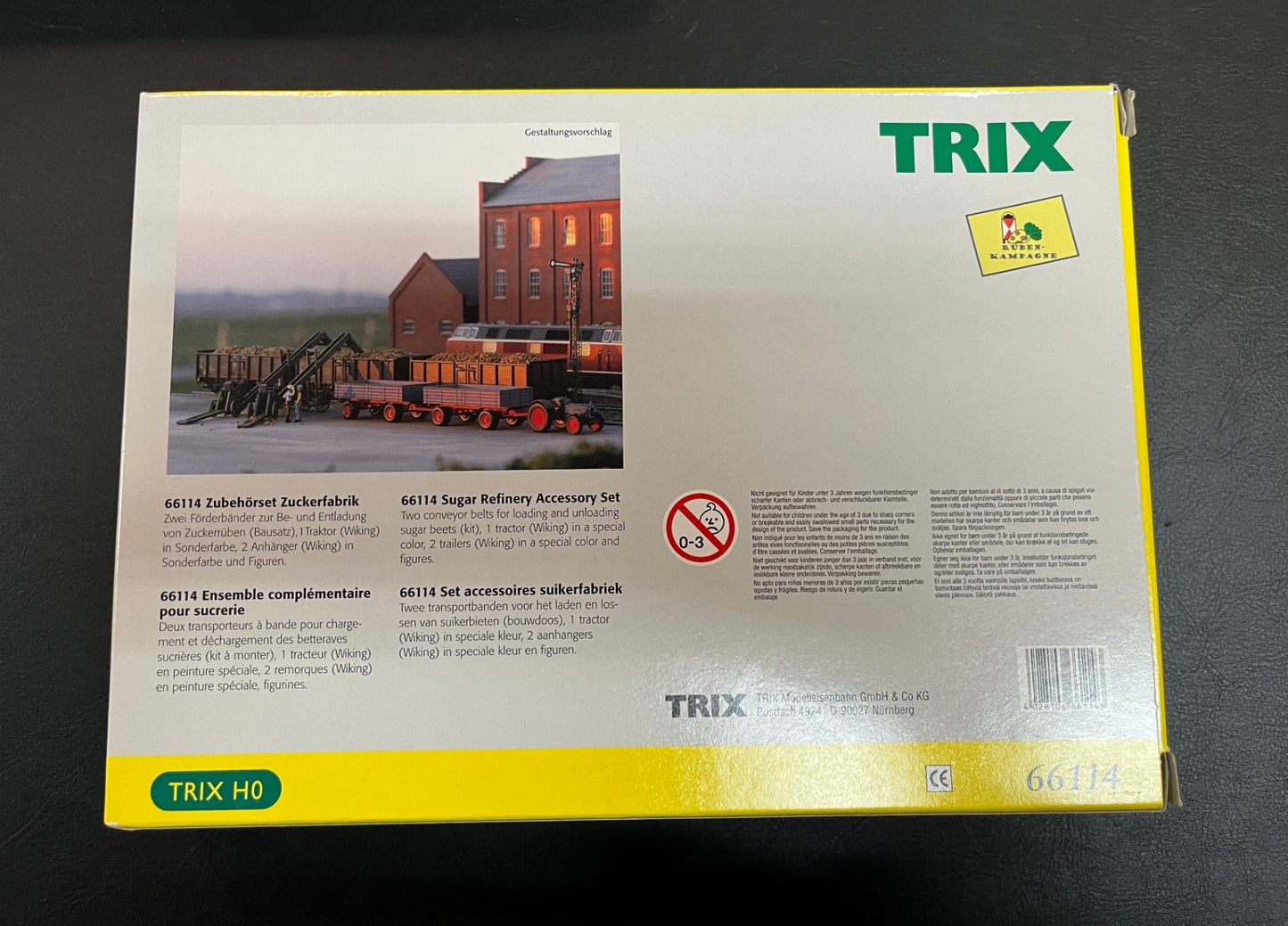 Trix 66114 Zubehörset Zuckerfabrik H0 Neuwertig OVP