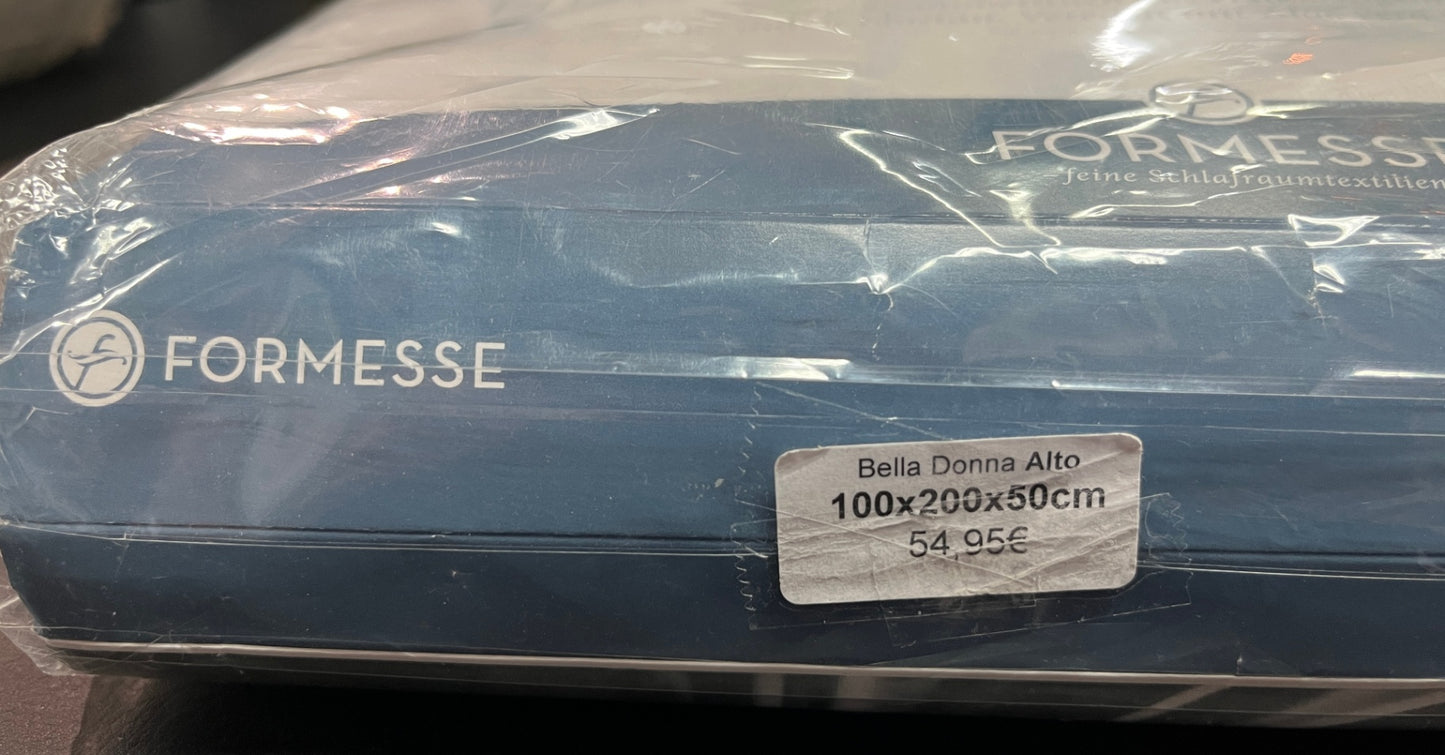 NEU Formesse Bella Donna Alto Jersey Spannbettlaken 100x200x50cm Weiß OVP
