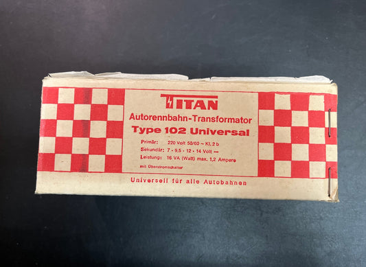 Titan Autorennbahn Transformator Type 102 Universal Trafo Vintage