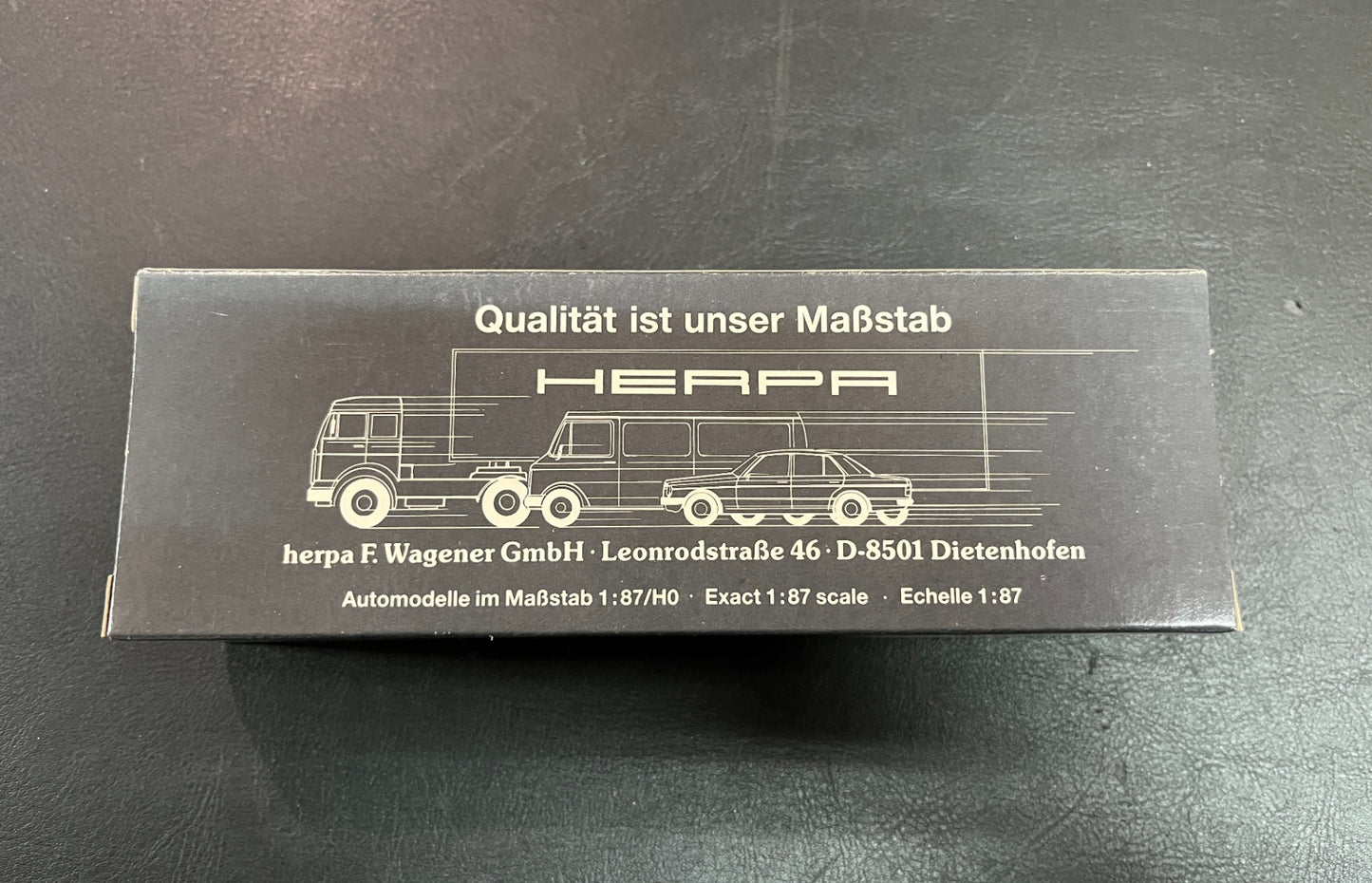 Herpa H0 1:87 Kippauflieger LKW rot Nr. 838000 OVP