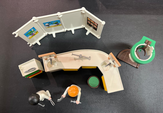 Playmobil Zahnarztpraxis 3762 Vintage 1993 teilweise vollständig