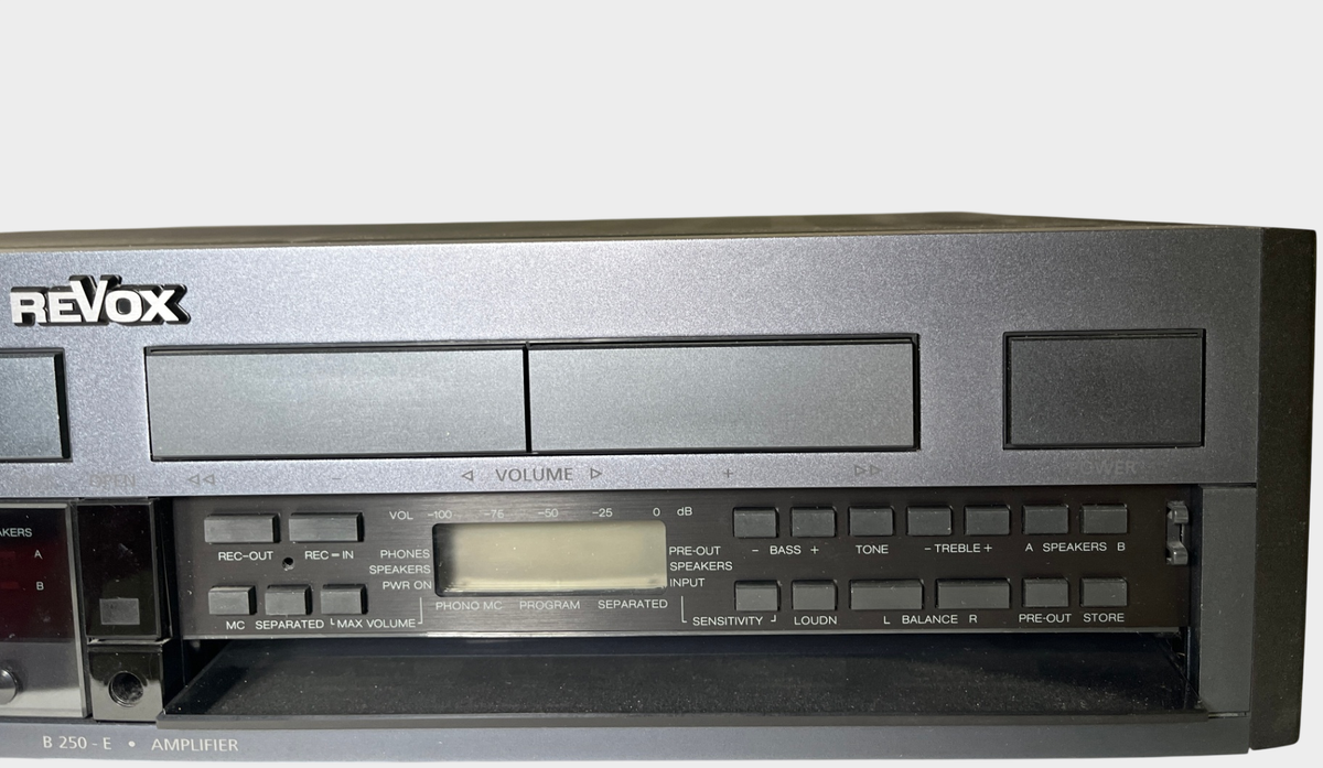 ReVox B250-E HiFi Vollverstärker – geprüft – anthrazit – Made in West Germany