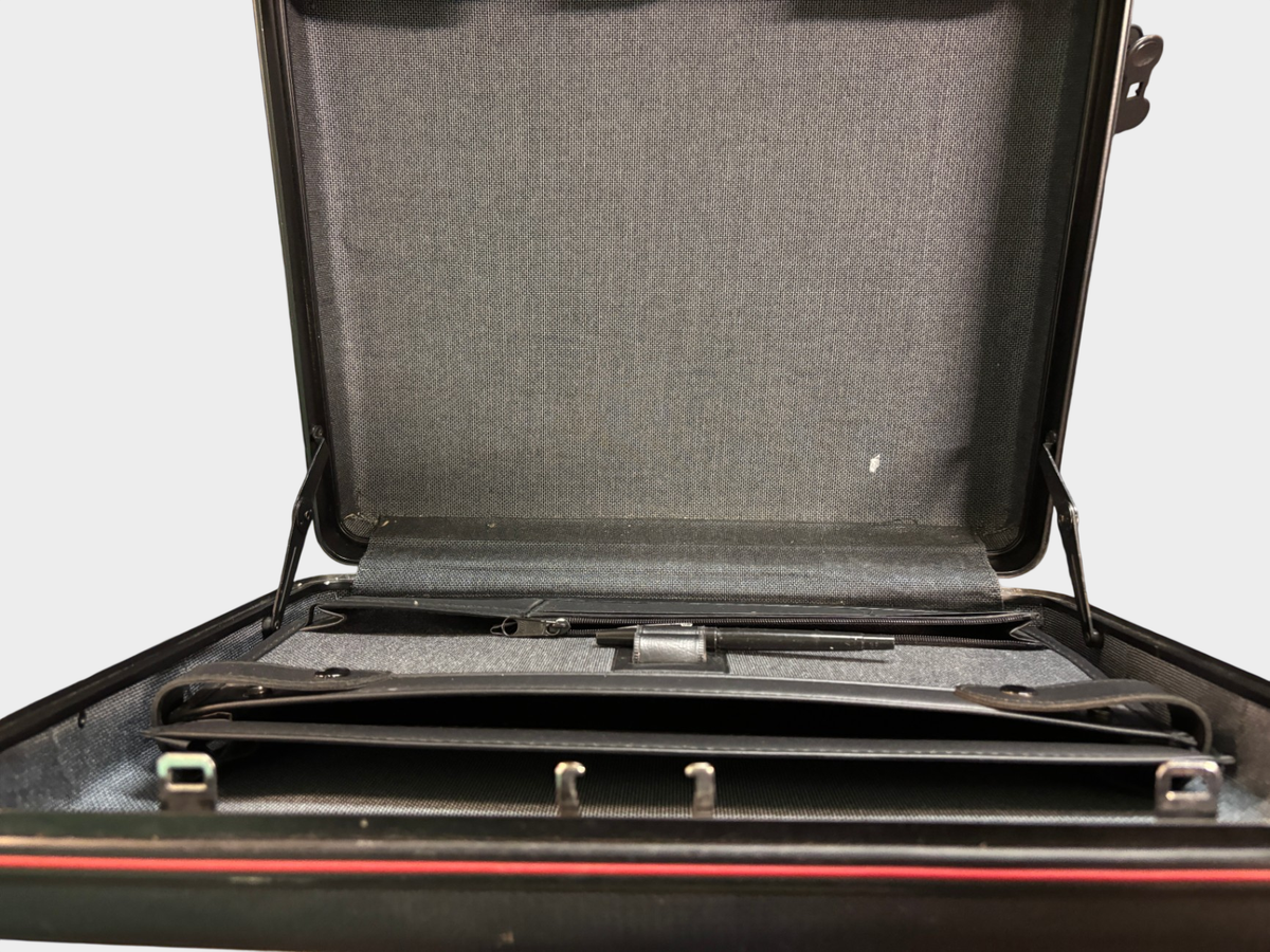 Dario Vintage Hartschalen-Aktenkoffer – Retro Business Klassiker mit Schlüssel