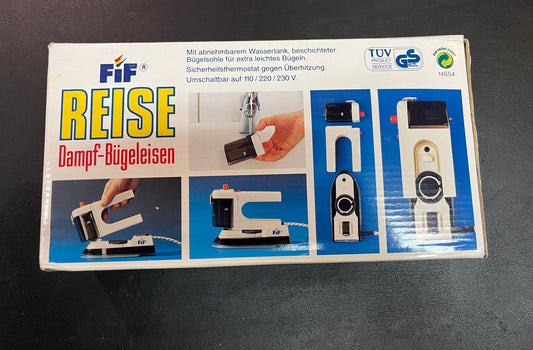 FiF Reise Dampfbügeleisen Mini Bügeleisen OVP 110 220 230 V