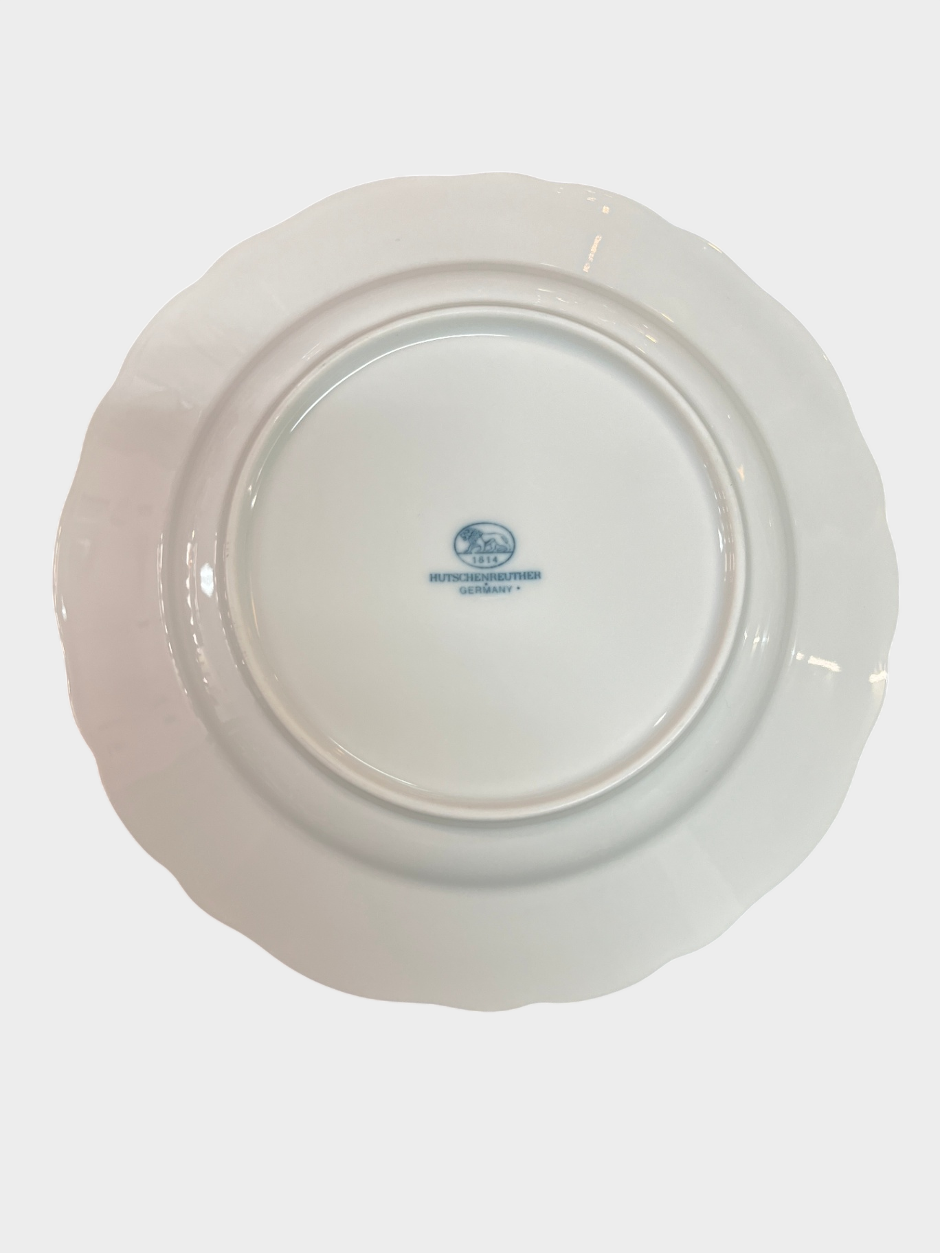 Hutschenreuther Zwiebelmuster Porzellan Teller Kuchenteller blau weiß 19 cm