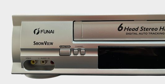Funai VHS Recorder 6 Head Stereo HiFi ShowView Fernbedienung