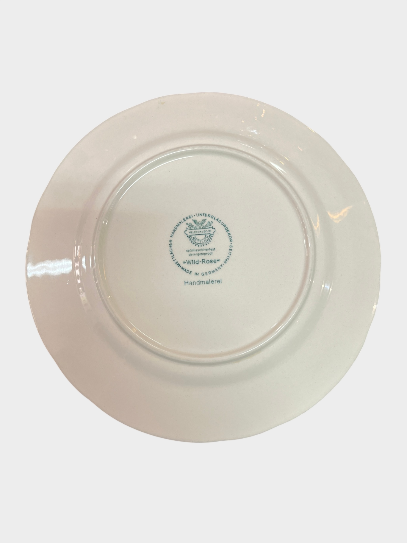 Villeroy & Boch Wild-Rose Handmalerei Porzellan Teller ca. 21 cm