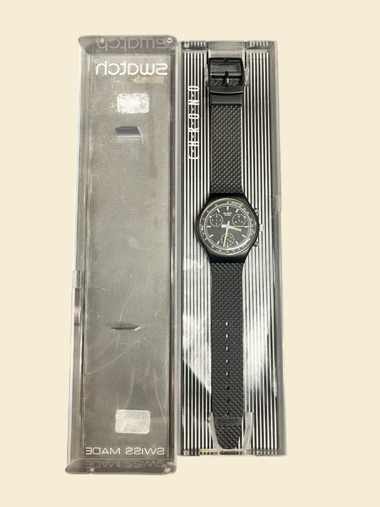 Swatch Chrono Armbanduhr Swiss Made 17 Jewels mit Box