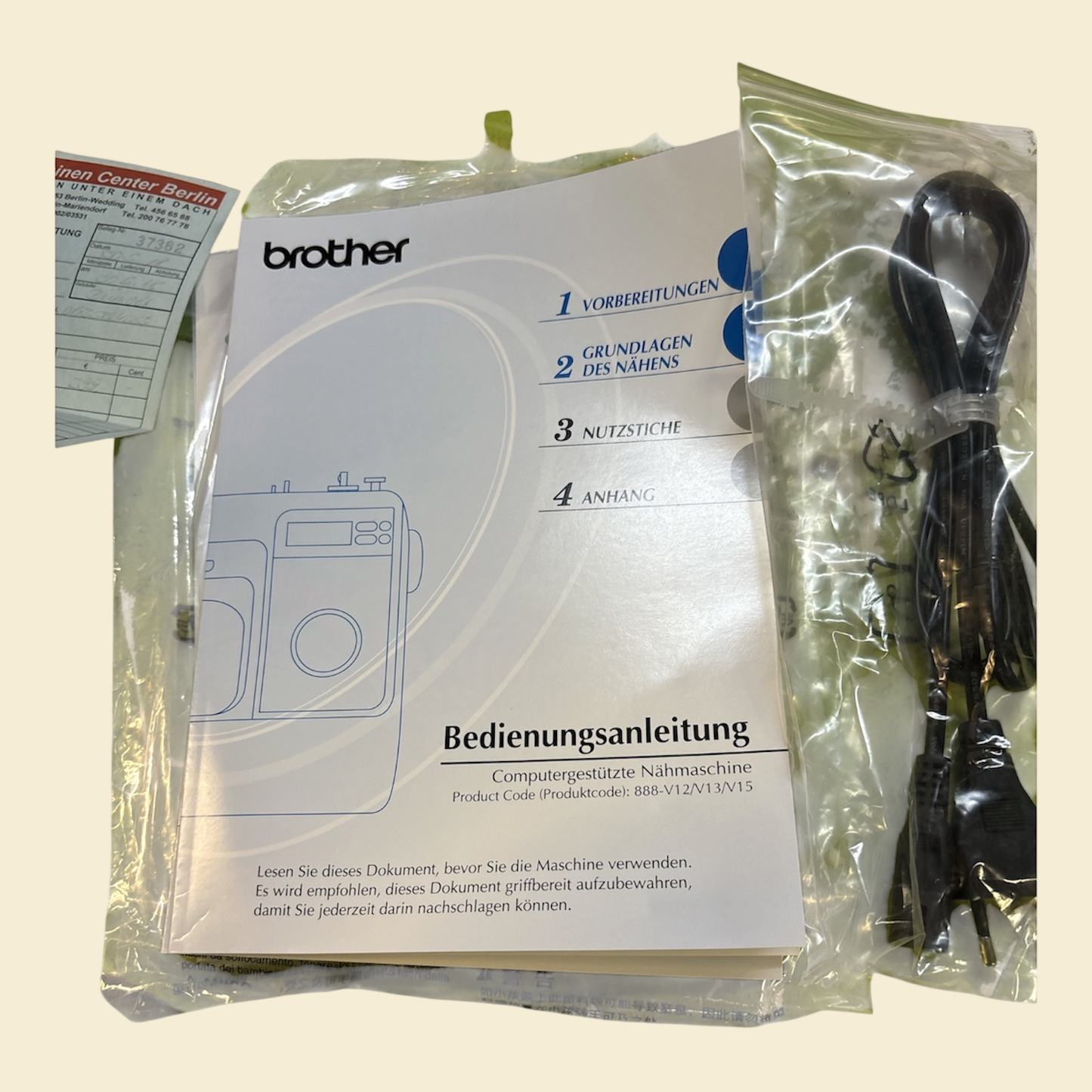 Brother Innov-is 27 Special Edition – Nähmaschine – unbenutzt – Komplettset