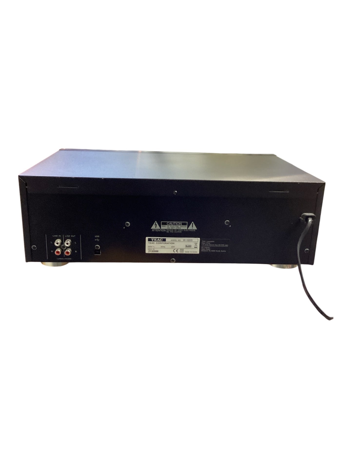 TEAC W-1200 Doppel-Kassettendeck USB mit Bedienungsanleitung getestet