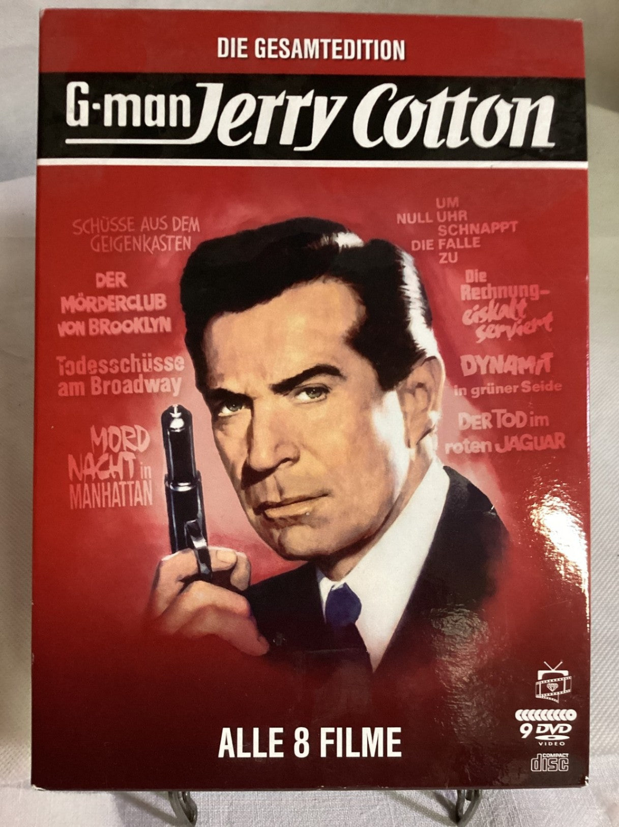 G-Man Jerry Cotton – Die Gesamtedition – Alle 8 Filme – 9 DVDs + CD