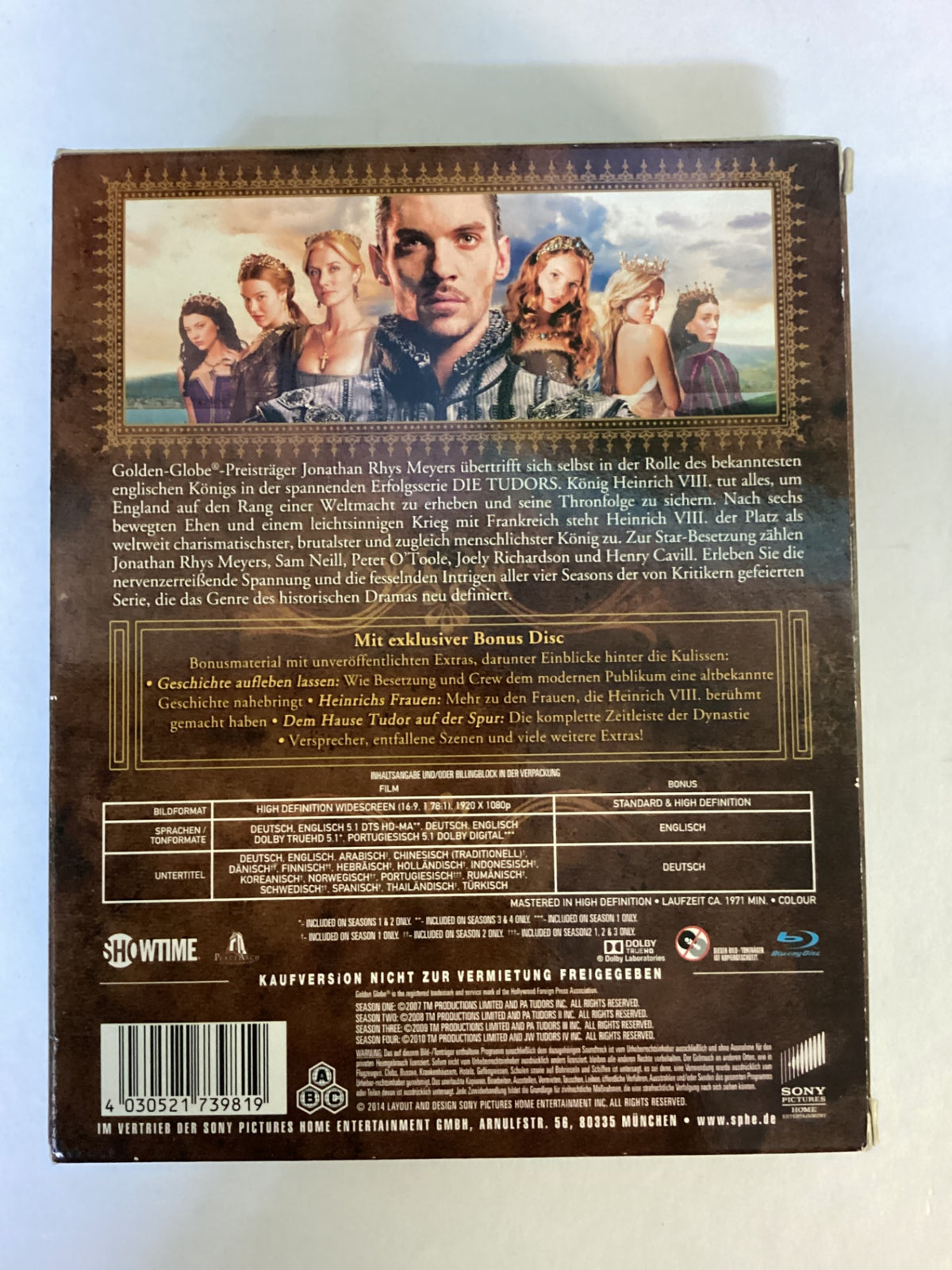 Die Tudors – Die komplette Serie – Blu-ray Box