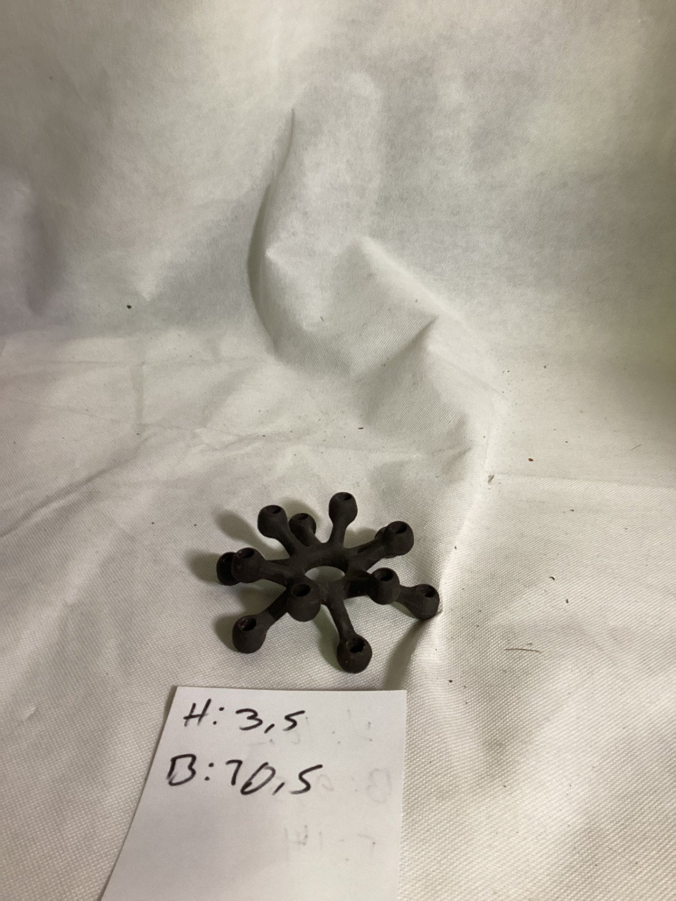 Mid-Century „Spider“ Kerzenhalter Gusseisen – Jens Quistgaard Form