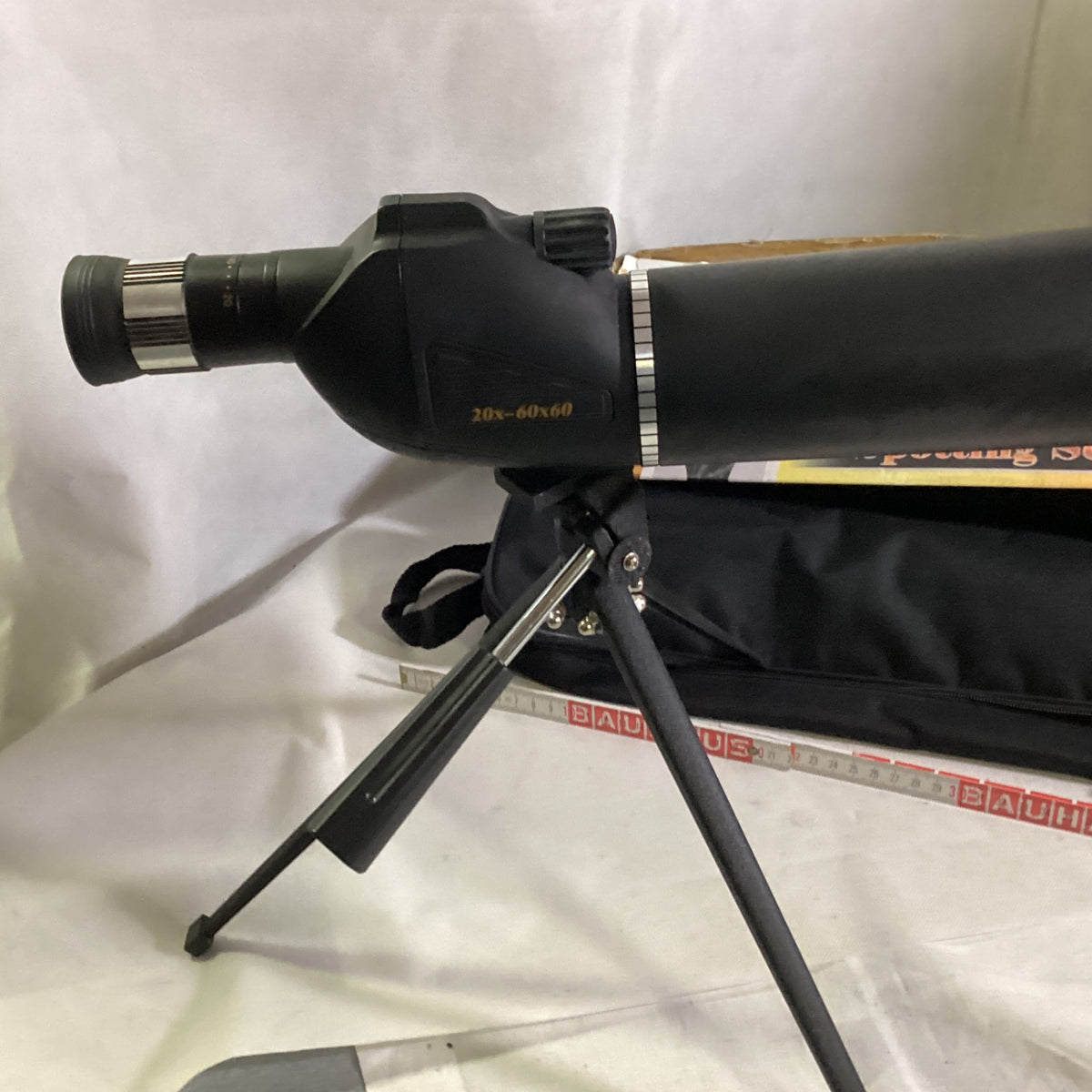 Spektiv 20–60x60 Zoom Fernrohr – 60 mm – Tischstativ Tasche OVP